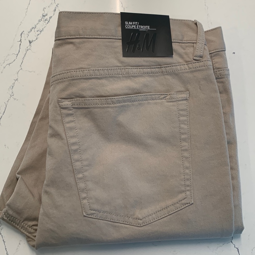 H&M slim fit cotton pant